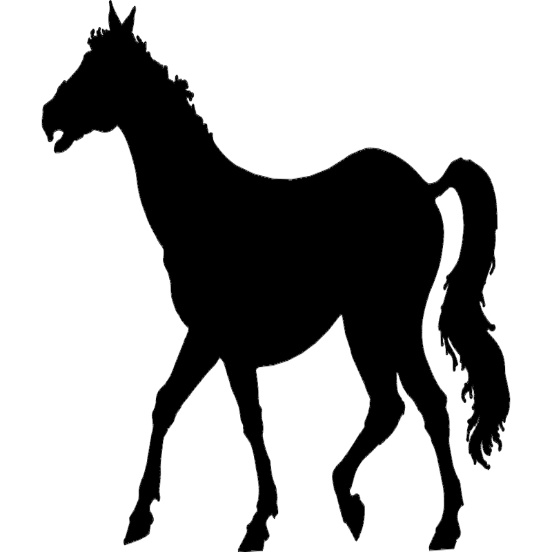 طرح پیاده‌روی اسب مناسب برای استفاده در دستگاه های cnc چوب و cnc لیزر - horse walking dxf file