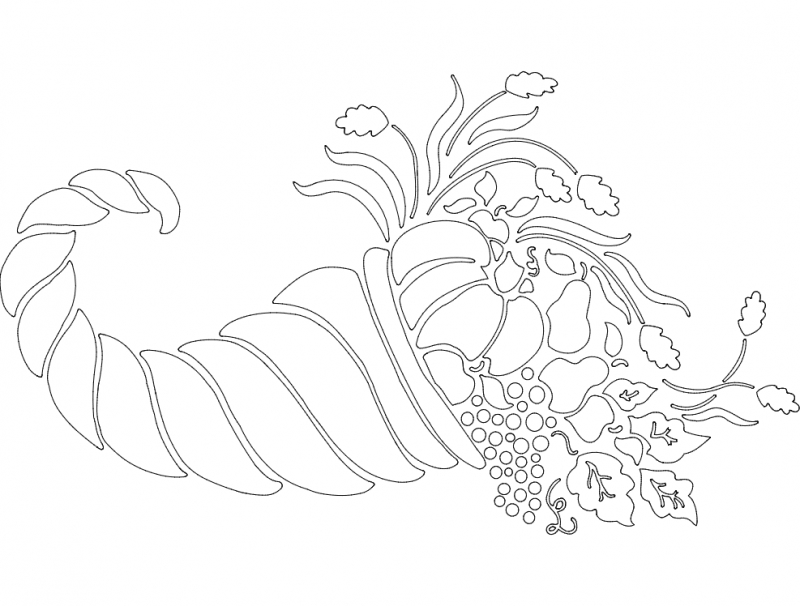 طرح جشن شماره ۱۸ مناسب برای استفاده در دستگاه های cnc چوب و cnc لیزر - festive stuff 18 dxf file
