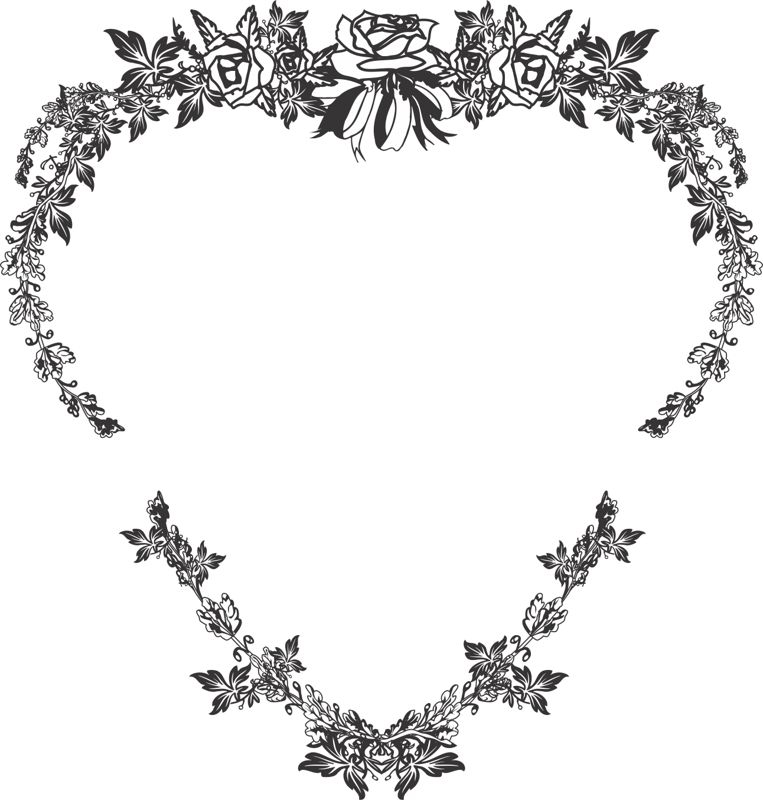 طرح وکتور برگ وحشی به شکل قلب مناسب برای استفاده در دستگاه های cnc چوب و cnc لیزر - wild leaf strokes heart shaped design vector cdr file