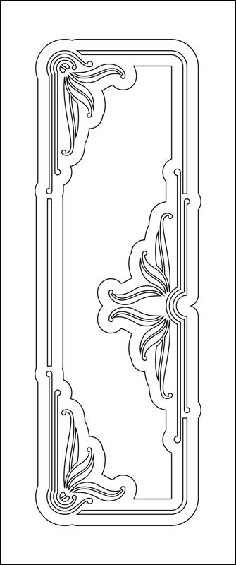 طرح فایل وکتور طرح درب چوبی اتاق . مناسب برای استفاده در دستگاه های cnc چوب و cnc لیزر - wood room door design vector eps file