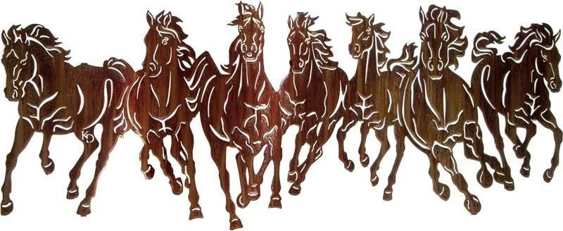 طرح اسب‌های کاوالی مناسب برای استفاده در دستگاه های cnc چوب و cnc لیزر - cavalli horses dxf file
