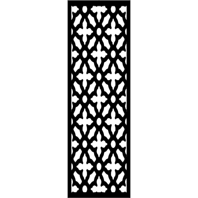 طرح درب مناسب برای استفاده در دستگاه های cnc چوب و cnc لیزر - door design dxf file