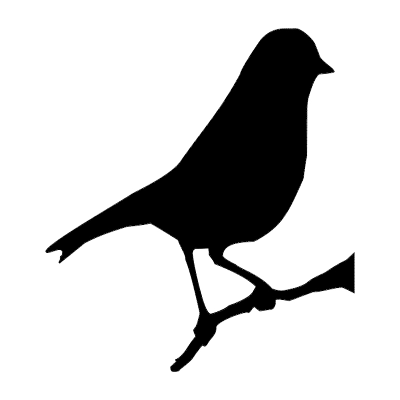 طرح پرنده روی شاخه در ابعاد ۷x۶ مناسب برای استفاده در دستگاه های cnc چوب و cnc لیزر - 7x6 bird on branch dxf file