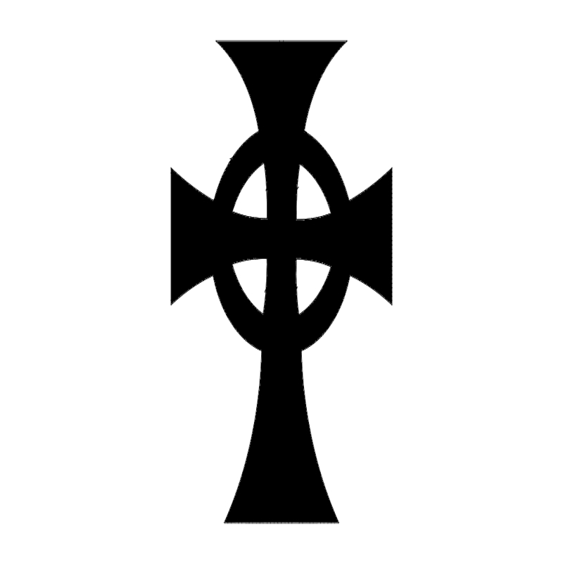 طرح صلیب مقدسین b مناسب برای استفاده در دستگاه های cnc چوب و cnc لیزر - b saints cross dxf file
