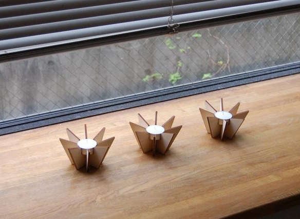 طرح پایه شمع نگهدارنده چراغ چای مناسب برای استفاده در دستگاه های cnc چوب و cnc لیزر - laser cut candle stand tealight holder