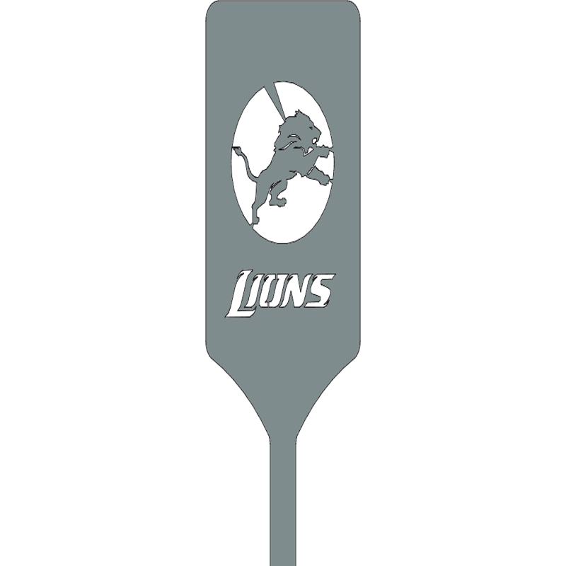 طرح لوگوی شیر روی کاردک مناسب برای استفاده در دستگاه های cnc چوب و cnc لیزر - lions logo on spatula dxf file