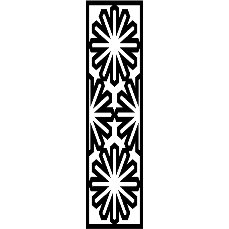 طرح اسلامی مناسب برای استفاده در دستگاه های cnc چوب و cnc لیزر - islamic pattern dxf file