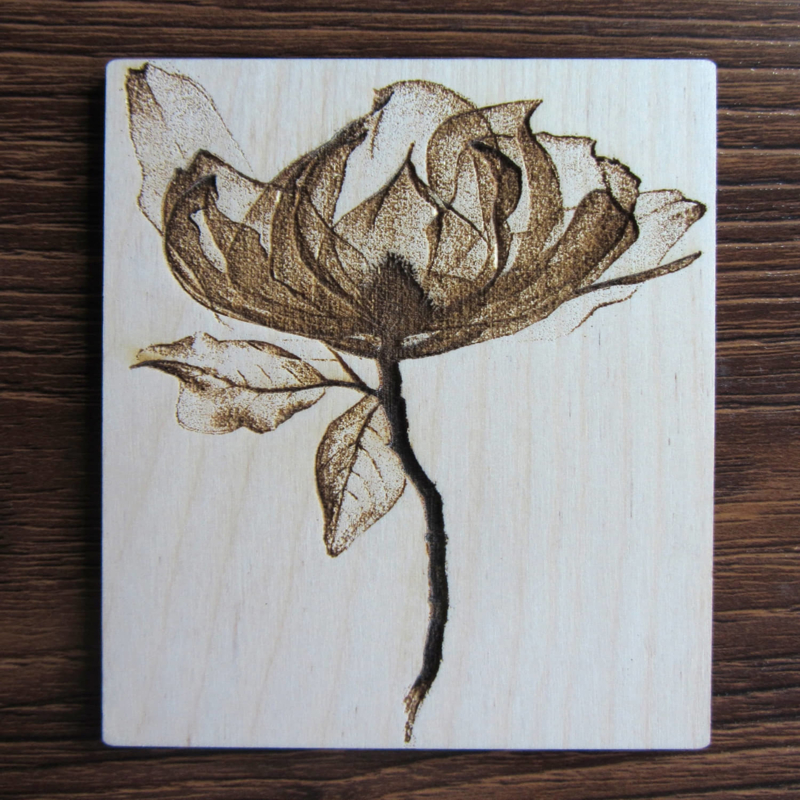 طرح حکاکی لیزری گل با کیفیت بالا مناسب برای استفاده در دستگاه های cnc چوب و cnc لیزر - laser engrave flower hi res cdr file