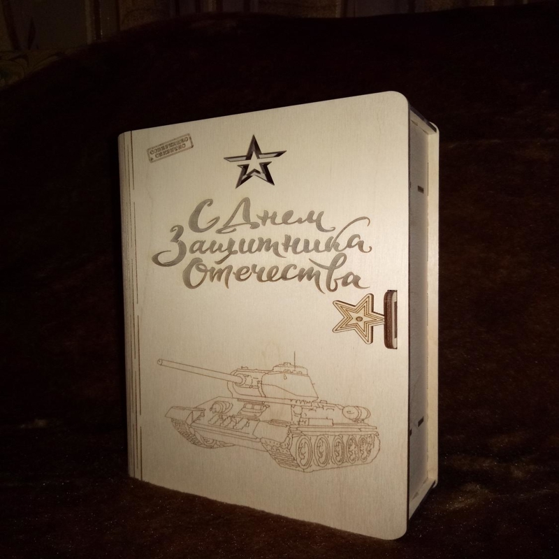 طرح جعبه کتاب مناسب برای استفاده در دستگاه های cnc چوب و cnc لیزر - laser cut book like wine box dxf file