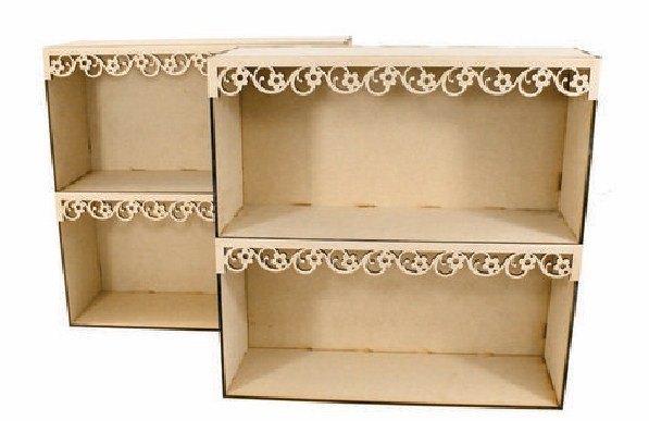 طرح قفسه میز مهمانی مناسب برای استفاده در دستگاه های cnc چوب و cnc لیزر - party table shelf laser cut cdr file