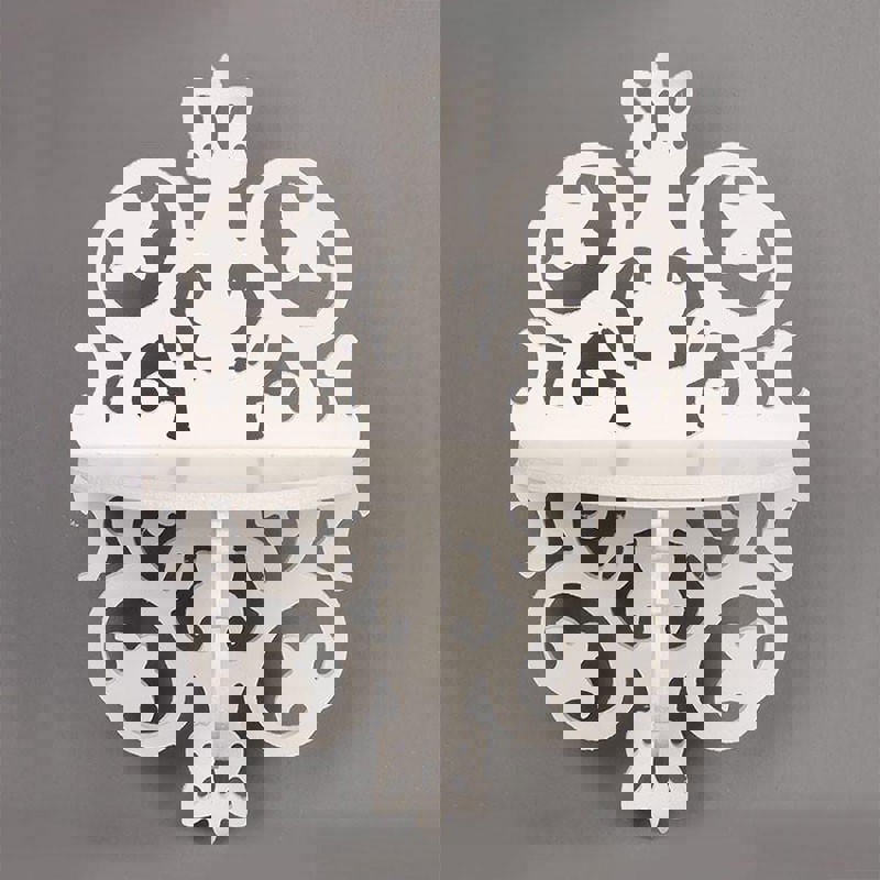 طرح قفسه دیواری مناسب برای استفاده در دستگاه های cnc چوب و cnc لیزر - laser cut wall mounted shelf rack template cdr file