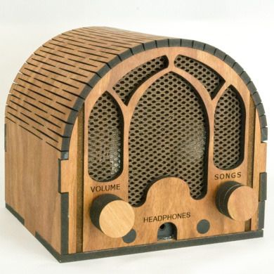 طرح برش جعبه موسیقی با لیزر مناسب برای استفاده در دستگاه های cnc چوب و cnc لیزر - laser cut music box cdr file