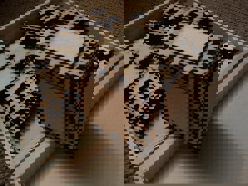 طرح جعبه پازل مناسب برای استفاده در دستگاه های cnc چوب و cnc لیزر - laser cut puzzle box dxf file