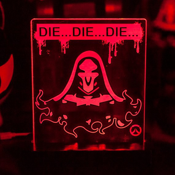 طرح چراغ قوه سه بعدی ماشین درو مناسب برای استفاده در دستگاه های cnc چوب و cnc لیزر - laser cut reaper 3d illusion lamp cdr file