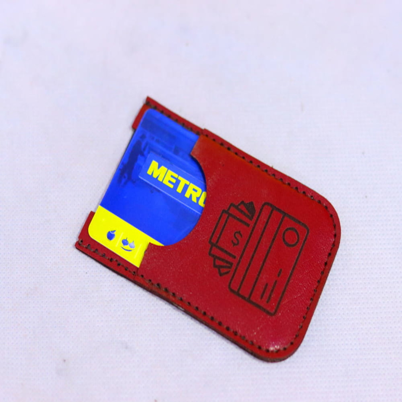 طرح جاکارتی چرمی شخصی مناسب برای استفاده در دستگاه های cnc چوب و cnc لیزر - laser cut personalized leather card holder cdr file