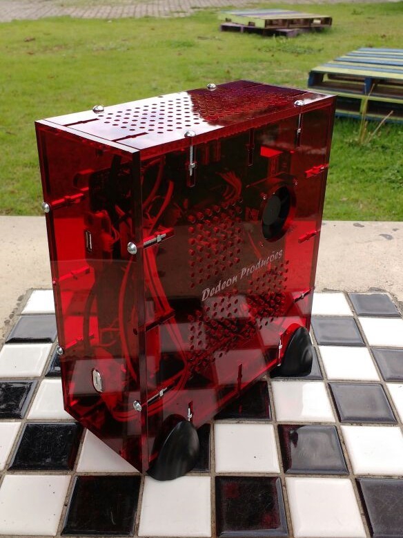 طرح اکریلیک کیس کامپیوتر ۶ میلی‌متری مناسب برای استفاده در دستگاه های cnc چوب و cnc لیزر - laser cut pc case acrylic 6mm dxf file