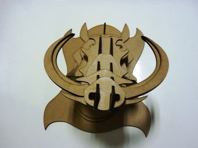 طرح چهار میلی‌متری شخصیت Warthog Pumbaa مناسب برای استفاده در دستگاه های cnc چوب و cnc لیزر - warthog pumbaa 4mm cdr file