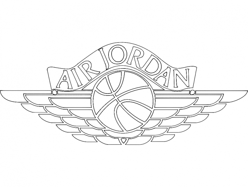 طرح کفش ایر جردن ۲ مناسب برای استفاده در دستگاه های cnc چوب و cnc لیزر - air jordan 2 dxf file