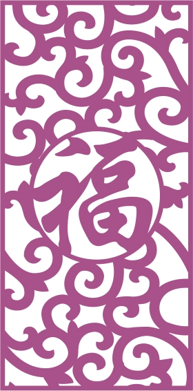 طرح پنل بدون درز شماره ۱۹۸ مناسب برای استفاده در دستگاه های cnc چوب و cnc لیزر - laser cut vector panel seamless 198 cdr file