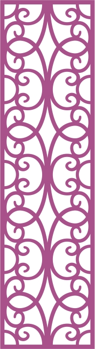 طرح پنل وکتور بدون درز شماره ۱۷۳ مناسب برای استفاده در دستگاه های cnc چوب و cnc لیزر - laser cut vector panel seamless 173 cdr file