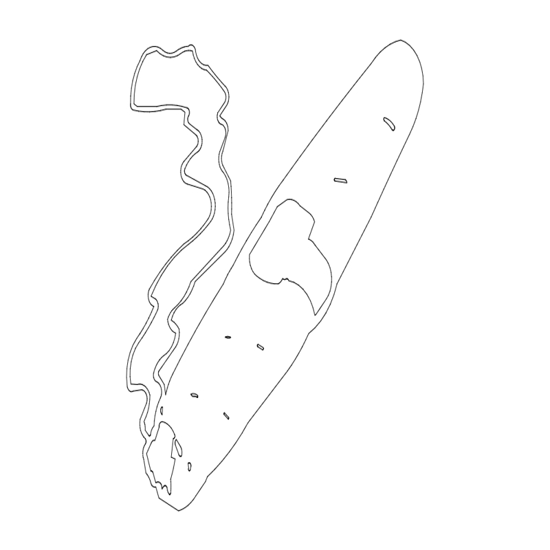طرح سیگار مناسب برای استفاده در دستگاه های cnc چوب و cnc لیزر - cigar dxf file