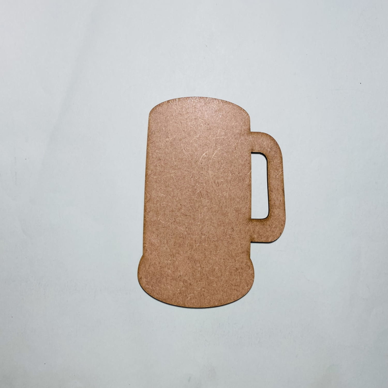 طرح لیوان چوبی طرح دار مناسب برای استفاده در دستگاه های cnc چوب و cnc لیزر - laser cut wood beer mug craft shape cutout cdr file