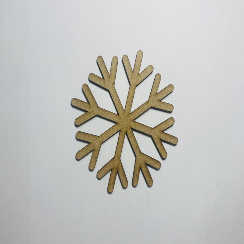 طرح دانه برف طرح چوب ناتمام مناسب برای استفاده در دستگاه های cnc چوب و cnc لیزر - laser cut snowflake cutout unfinished wood shape craft cdr file