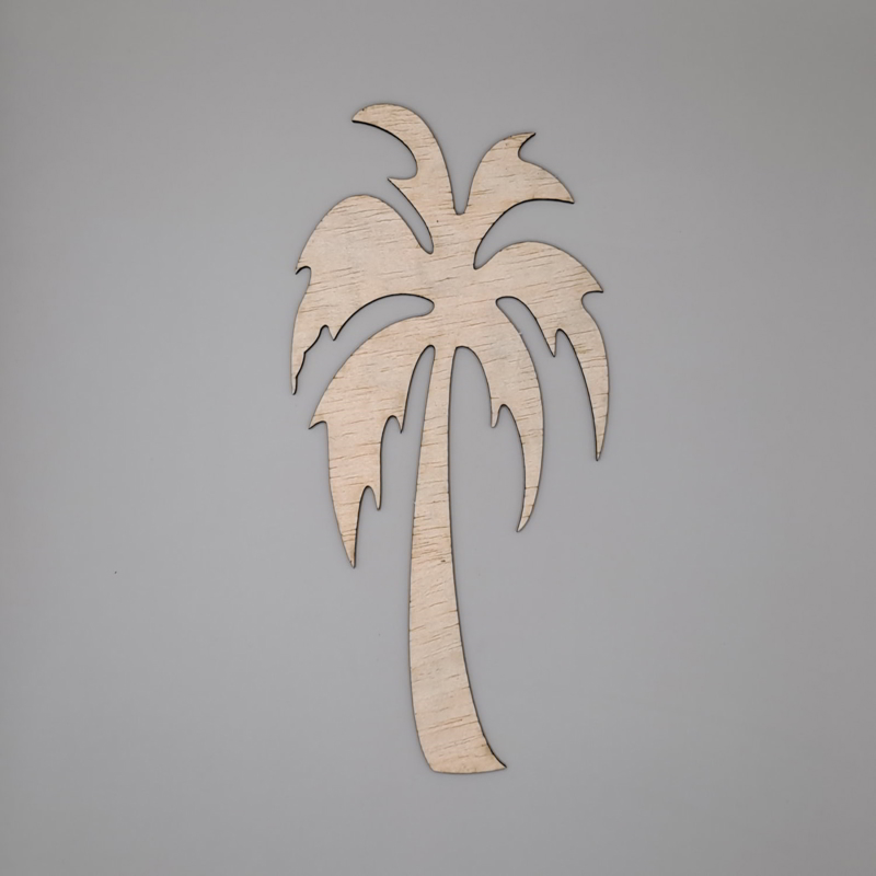 طرح درخت چوبی ناتمام مناسب برای استفاده در دستگاه های cnc چوب و cnc لیزر - laser cut unfinished wooden tree shape cdr file