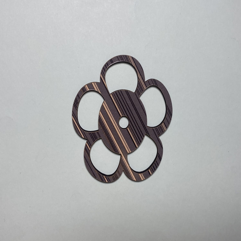 طرح گل مناسب برای استفاده در دستگاه های cnc چوب و cnc لیزر - laser cut flower cutout unfinished wood shape for crafts cdr file
