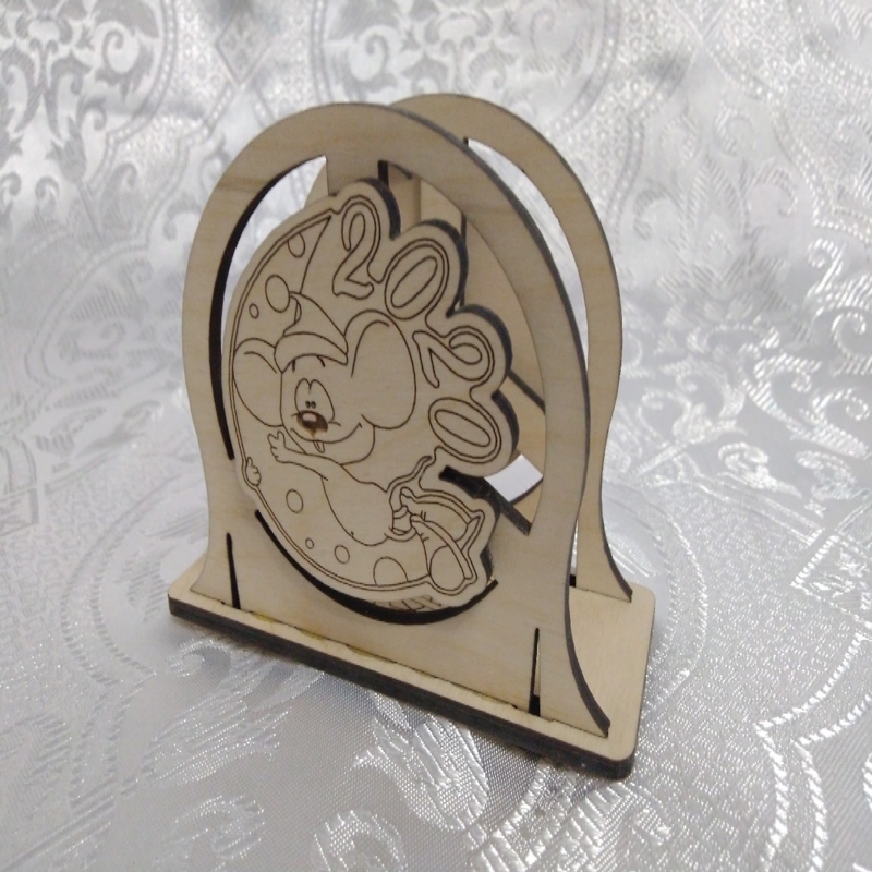 طرح جا دستمال کاغذی ایستاده ۲۰۲۰ مناسب برای استفاده در دستگاه های cnc چوب و cnc لیزر - laser cut standing napkin holder 2020 cdr file