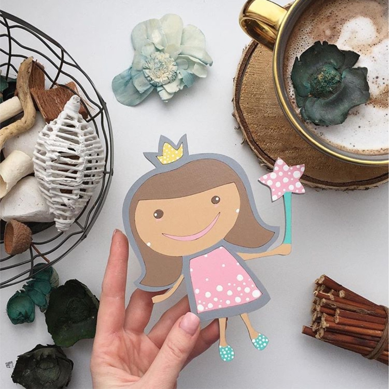طرح پرنسس مناسب برای استفاده در دستگاه های cnc چوب و cnc لیزر - laser cut princess cdr file