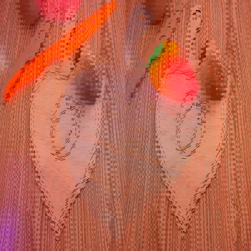 طرح فایل تخته برش غذا مناسب برای استفاده در دستگاه های cnc چوب و cnc لیزر - laser cut food cutting board dxf file