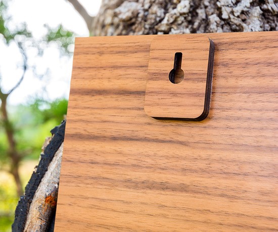 طرح آویز جاکلیدی مناسب برای استفاده در دستگاه های cnc چوب و cnc لیزر - laser cut keyhole hangers svg file