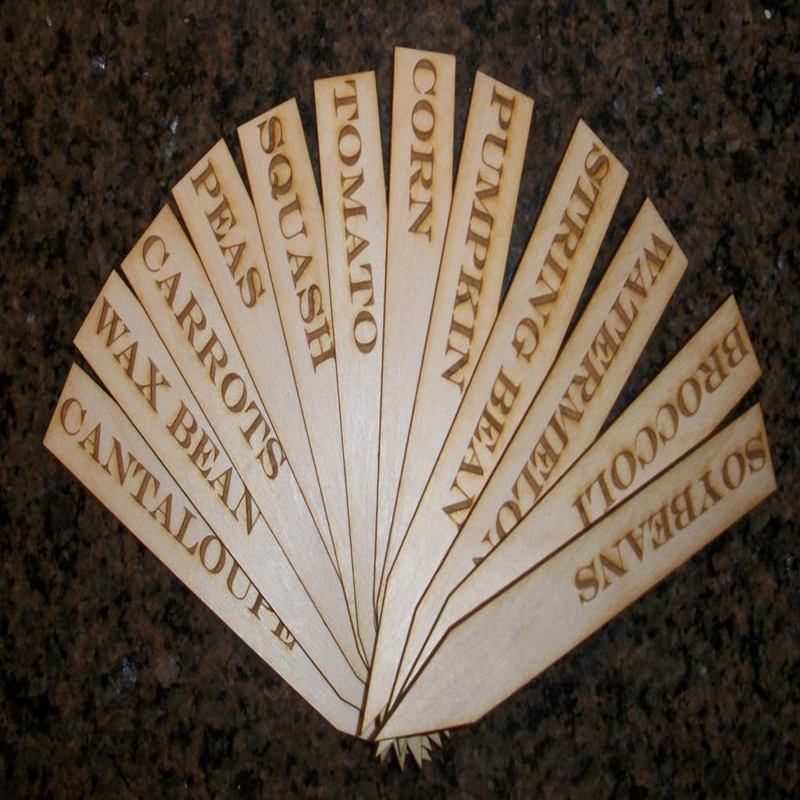طرح تیرک باغ مناسب برای استفاده در دستگاه های cnc چوب و cnc لیزر - laser cut garden stakes cdr file