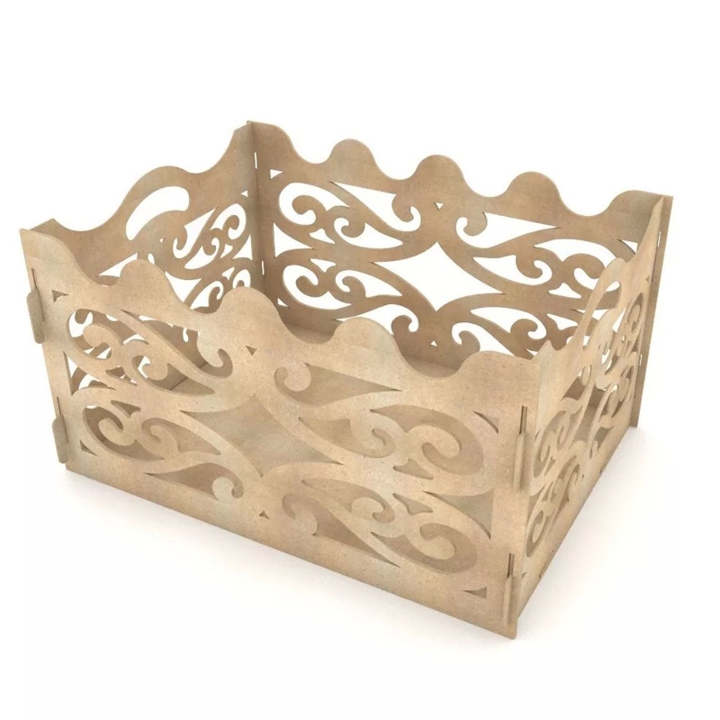 طرح جعبه کادو برای مهمانی مناسب برای استفاده در دستگاه های cnc چوب و cnc لیزر - gift box for party laser cut cdr file