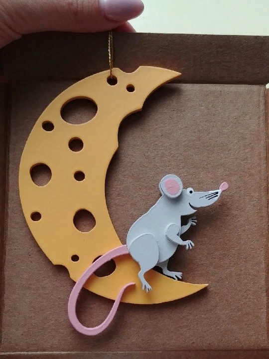 طرح موس مناسب برای استفاده در دستگاه های cnc چوب و cnc لیزر - laser cut mouse dxf file