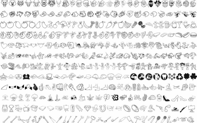 طرح فایل وکتور میوه و سبزیجات مناسب برای استفاده در دستگاه های cnc چوب و cnc لیزر - fruits and vegetables vector cdr file