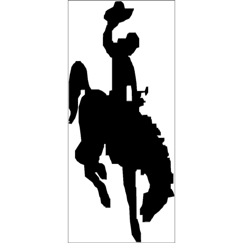 طرح اسب و سوارکار مناسب برای استفاده در دستگاه های cnc چوب و cnc لیزر - horse and rider dxf file