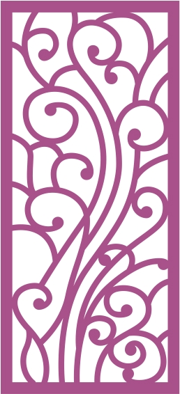 طرح پنل بدون درز شماره 221 مناسب برای استفاده در دستگاه های cnc چوب و cnc لیزر - laser cut vector panel seamless 221 cdr file