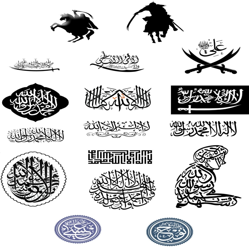 طرح وکتور هنر اسلامی مناسب برای استفاده در دستگاه های cnc چوب و cnc لیزر - muslim vector art cdr file