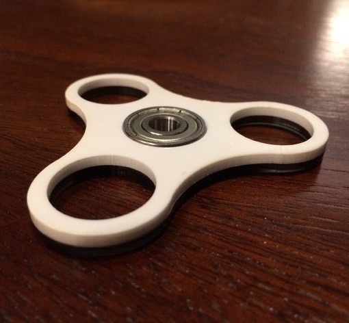 طرح اکریلیک فیجت اسپینر مناسب برای استفاده در دستگاه های cnc چوب و cnc لیزر - laser cut fidget spinner acrylic svg file