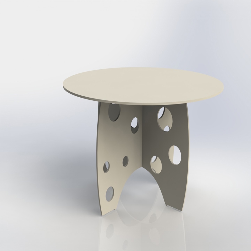 طرح جدول مناسب برای استفاده در دستگاه های cnc چوب و cnc لیزر - table dxf file