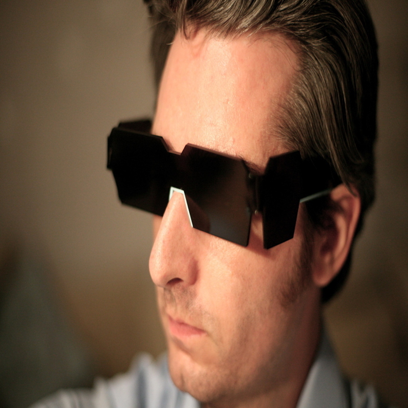 طرح عینک آفتابی تخت مناسب برای استفاده در دستگاه های cnc چوب و cnc لیزر - laser cut flat sunglasses svg file