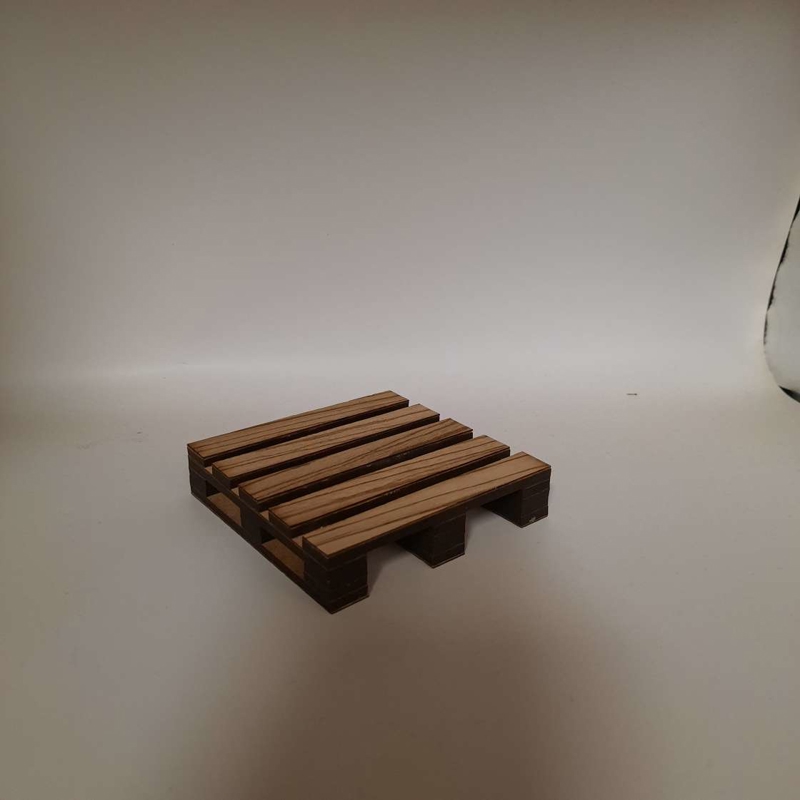 طرح زیرلیوانی پالتی مناسب برای استفاده در دستگاه های cnc چوب و cnc لیزر - laser cut pallet coasters svg file
