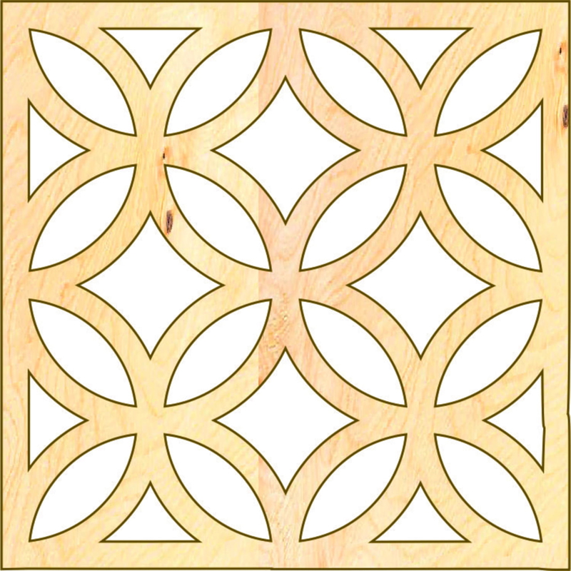 طرح و الگوی جالی مناسب برای استفاده در دستگاه های cnc چوب و cnc لیزر - laser cut jali design pattern cdr file