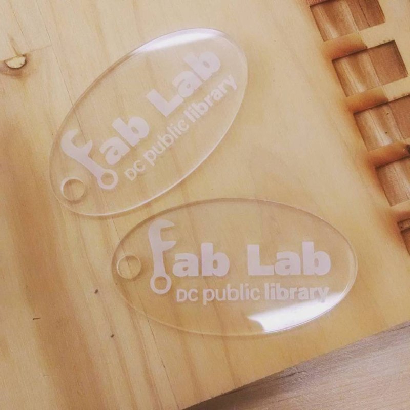 طرح جاکلیدی فابلاب مناسب برای استفاده در دستگاه های cnc چوب و cnc لیزر - laser cut fablab keychain svg file