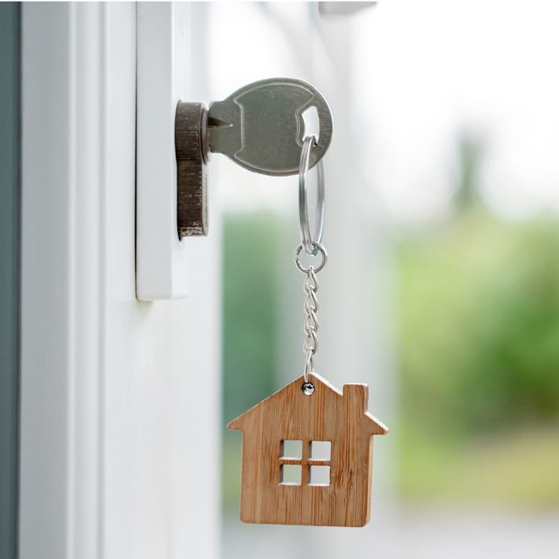 طرح جاکلیدی طرح خانه مناسب برای استفاده در دستگاه های cnc چوب و cnc لیزر - laser cut house shape key chain