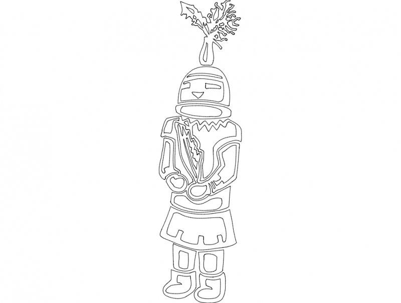 طرح جشن ۱۲ مناسب برای استفاده در دستگاه های cnc چوب و cnc لیزر - festive things 12 dxf file