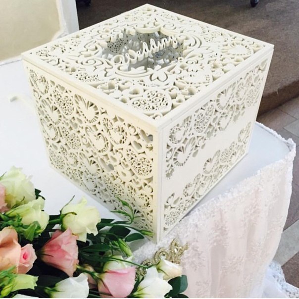 طرح صندوق پول مناسب برای استفاده در دستگاه های cnc چوب و cnc لیزر - yaschik dlya deneg cdr file
