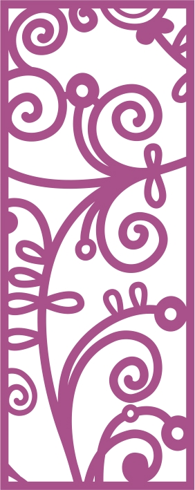 طرح پنل وکتور بدون درز شماره ۱۶۹ مناسب برای استفاده در دستگاه های cnc چوب و cnc لیزر - laser cut vector panel seamless 169 cdr file